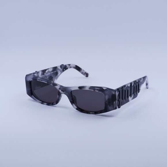 Palm Angels PERI007 ANGEL 1307 Sunglasses Havana Rectangle Frame, Grey Lenses - Picture 5 of 11